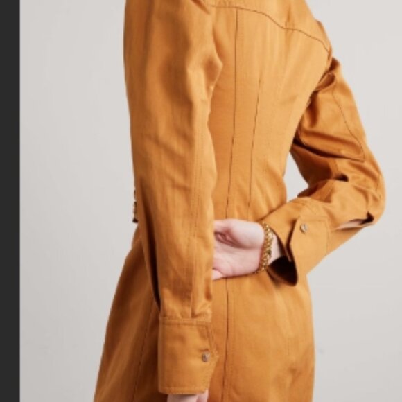 A.L.C. Paisley Lace Up Trim Shirt Dress - Picture 16 of 16